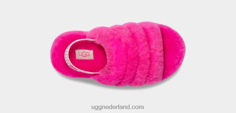 kinderen rots roos UGG pluis ja schuif 686ZP1741