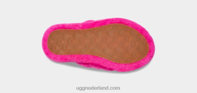 kinderen rots roos UGG pluis ja schuif 686ZP1741