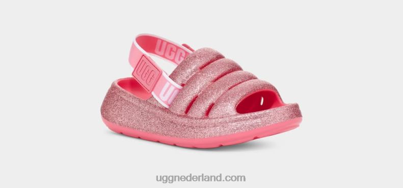 kinderen roze UGG sport ja glitter 686ZP1661