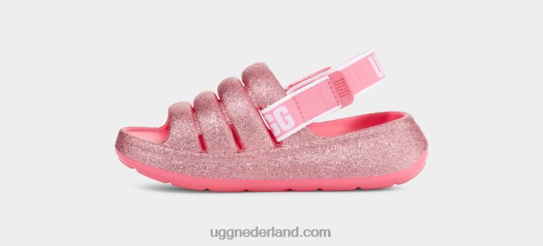 kinderen roze UGG sport ja glitter 686ZP1661