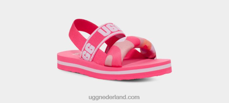 kinderen tof roze UGG zuma sling camopop 686ZP1674