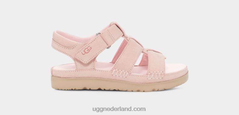 kinderen zeeschelp roze UGG gouden ster riem 686ZP1678
