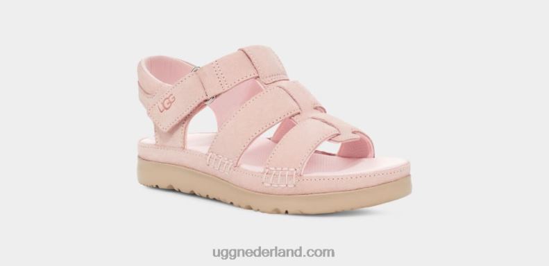 kinderen zeeschelp roze UGG gouden ster riem 686ZP1678