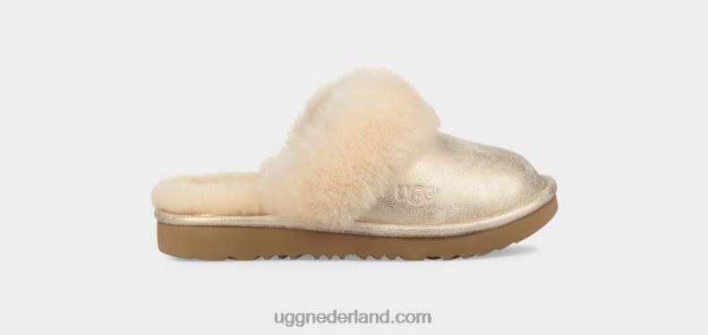 kinderen goud UGG cosy ii metallic pantoffel 686ZP2087