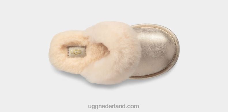 kinderen goud UGG cosy ii metallic pantoffel 686ZP2087