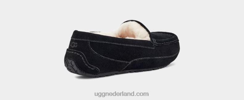 kinderen zwart suède UGG ascot 686ZP2326