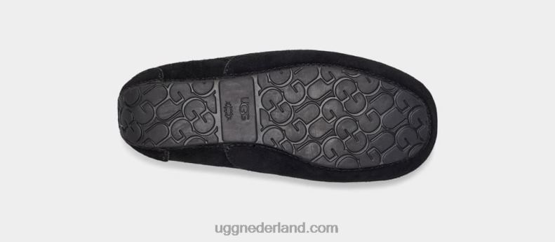 kinderen zwart suède UGG ascot 686ZP2326