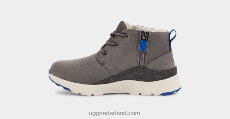 kinderen antraciet/klassiek blauw leer UGG kano iii weer 686ZP1761