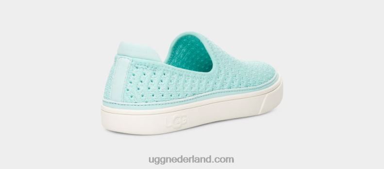 kinderen hemel metallic gebreid UGG caplan instapper 686ZP1786