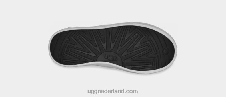 kinderen zwart metallic breiwerk UGG caplan instapper 686ZP1787