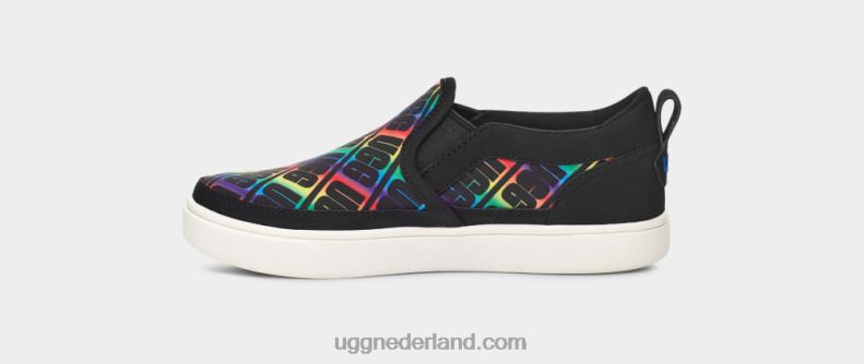 kinderen zwarte regenboog UGG caplan instapper 686ZP255