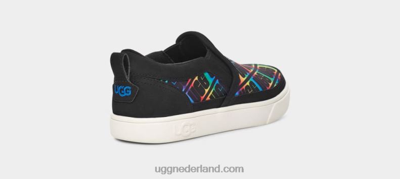 kinderen zwarte regenboog UGG caplan instapper 686ZP255