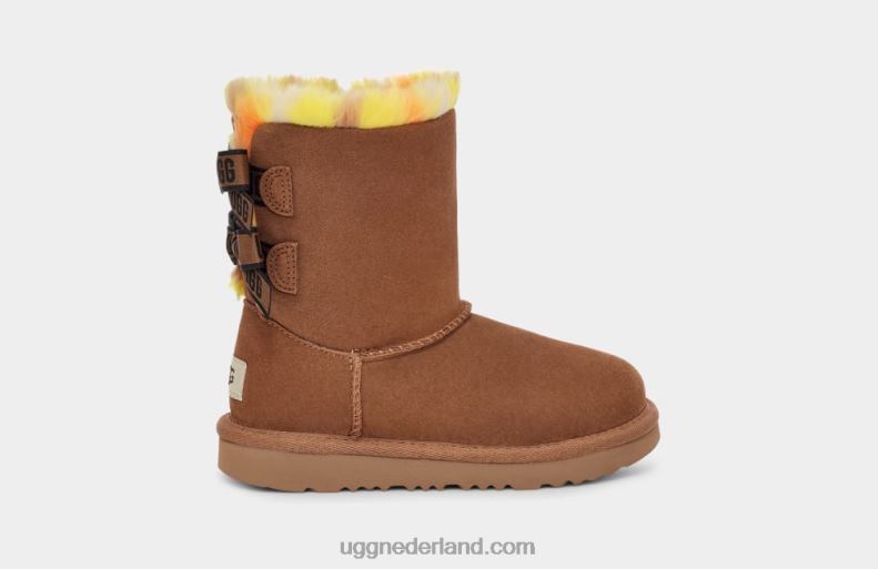 peuters kastanje UGG vestingmuur geruite punk 686ZP1985