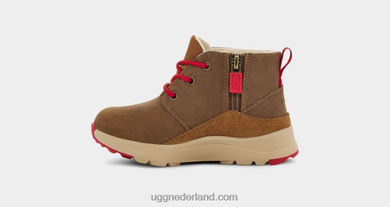 peuters walnoot/samba rood leer UGG kano iii weer 686ZP1986