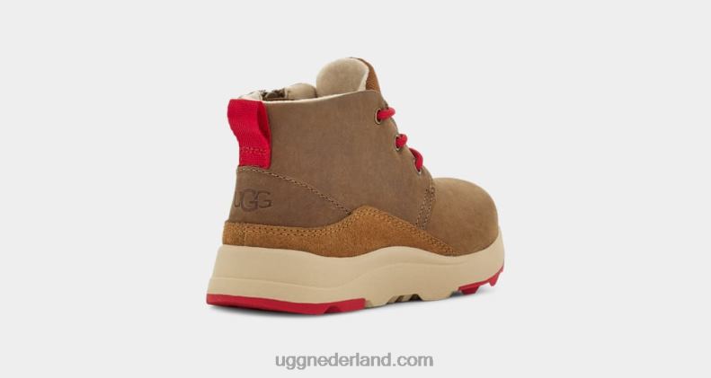 peuters walnoot/samba rood leer UGG kano iii weer 686ZP1986
