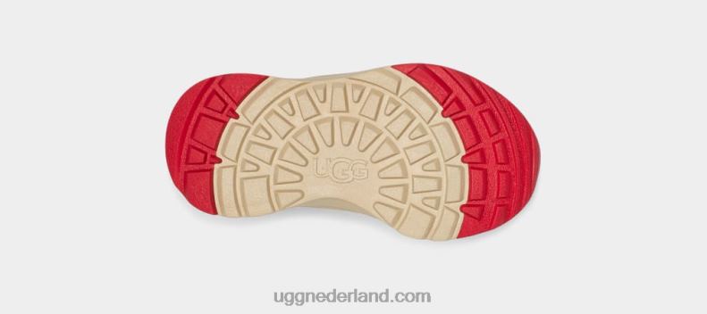 peuters walnoot/samba rood leer UGG kano iii weer 686ZP1986