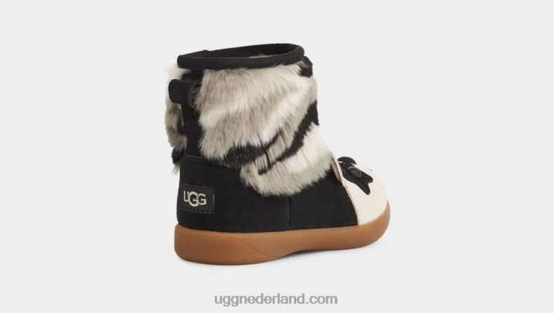 peuters zwart UGG panda knuffel 686ZP318