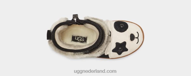 peuters zwart UGG panda knuffel 686ZP318