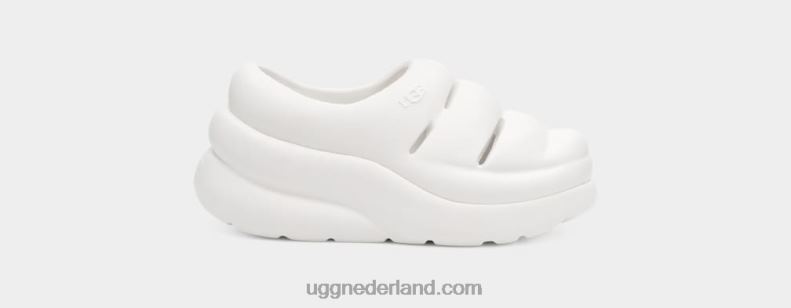 peuters Helder wit UGG sport ja klomp 686ZP2007