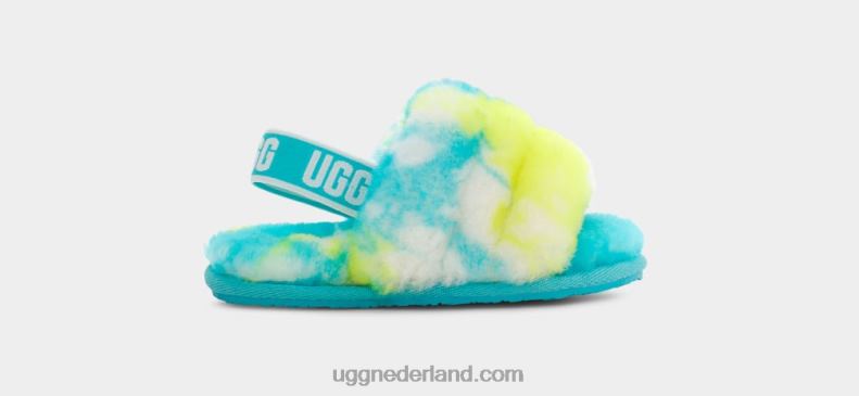 peuters oase blauw/zwavel UGG pluis ja schuif marmer 686ZP1998