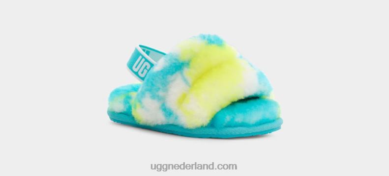peuters oase blauw/zwavel UGG pluis ja schuif marmer 686ZP1998