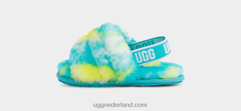 peuters oase blauw/zwavel UGG pluis ja schuif marmer 686ZP1998