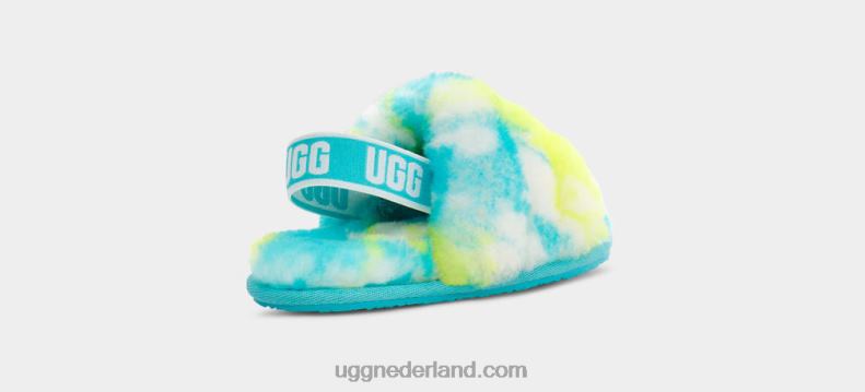 peuters oase blauw/zwavel UGG pluis ja schuif marmer 686ZP1998