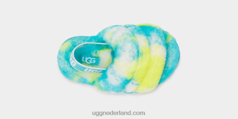 peuters oase blauw/zwavel UGG pluis ja schuif marmer 686ZP1998