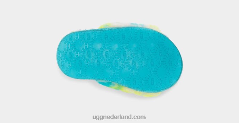 peuters oase blauw/zwavel UGG pluis ja schuif marmer 686ZP1998