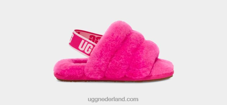 peuters rots roos UGG pluis ja schuif 686ZP1979