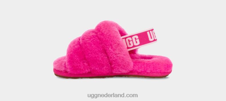 peuters rots roos UGG pluis ja schuif 686ZP1979
