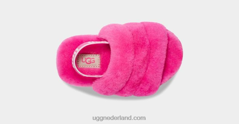 peuters rots roos UGG pluis ja schuif 686ZP1979