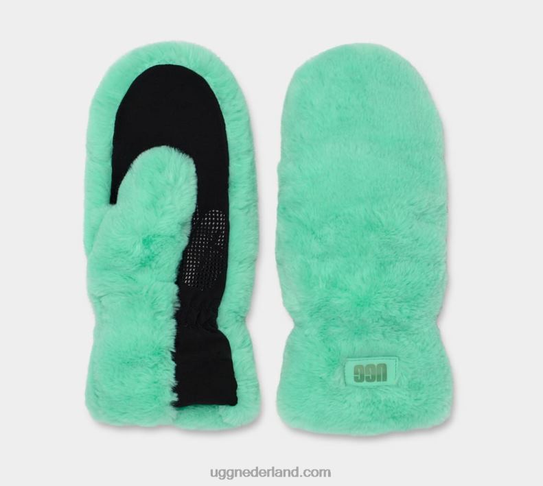 vrouwen bleke smaragd UGG gewatteerde want van imitatiebont 686ZP153