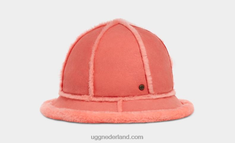 vrouwen zeester roze UGG vissershoed van schapenvacht 686ZP154