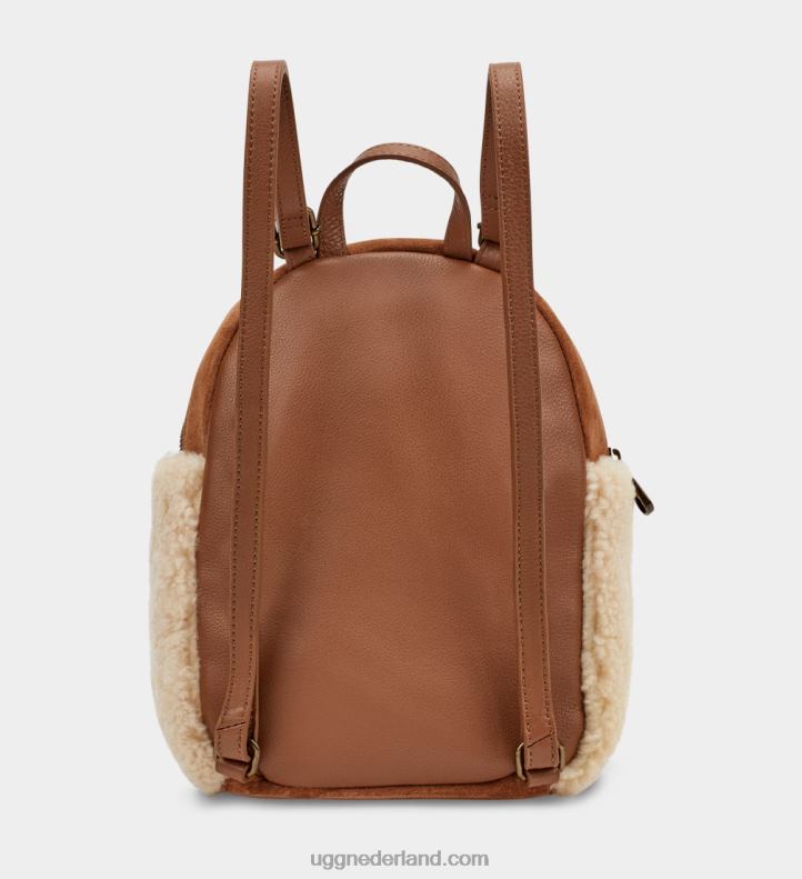 vrouwen kastanje UGG dannie ii mini rugzak schapenvacht 686ZP166