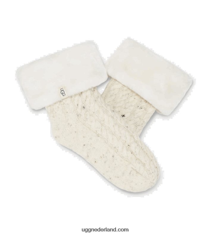 vrouwen natuurlijk UGG lita fleece gevoerde sok 686ZP766