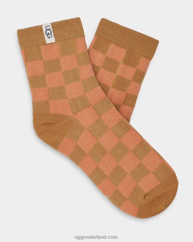 vrouwen oranje/bruin UGG teslin kwartsok 686ZP649