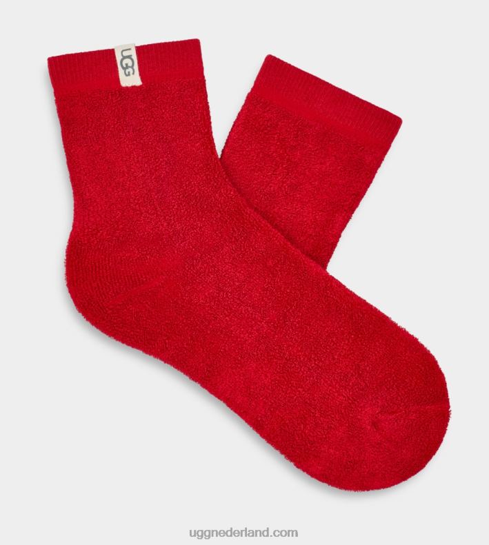 vrouwen samba rood UGG druppel sok 686ZP652