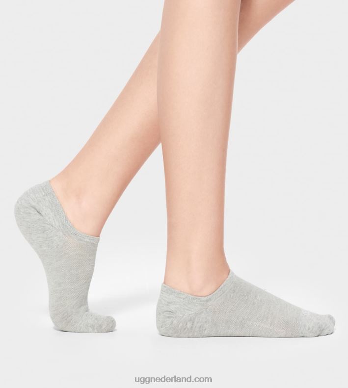 vrouwen wit/grijs/zwart UGG stela no show 3-pack 686ZP570