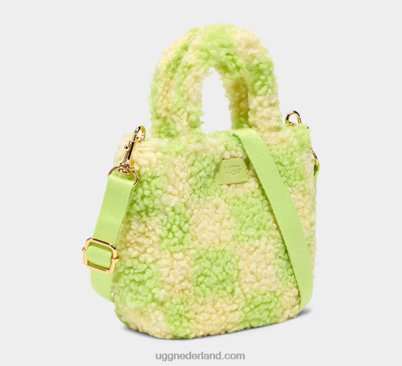 vrouwen honingraat/levendig groen UGG maribel mini tas sherpa 686ZP145