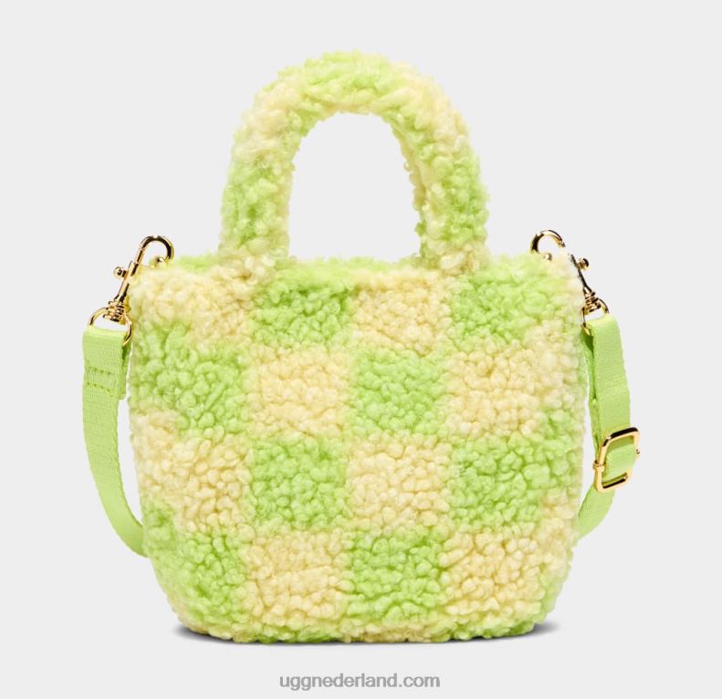 vrouwen honingraat/levendig groen UGG maribel mini tas sherpa 686ZP145
