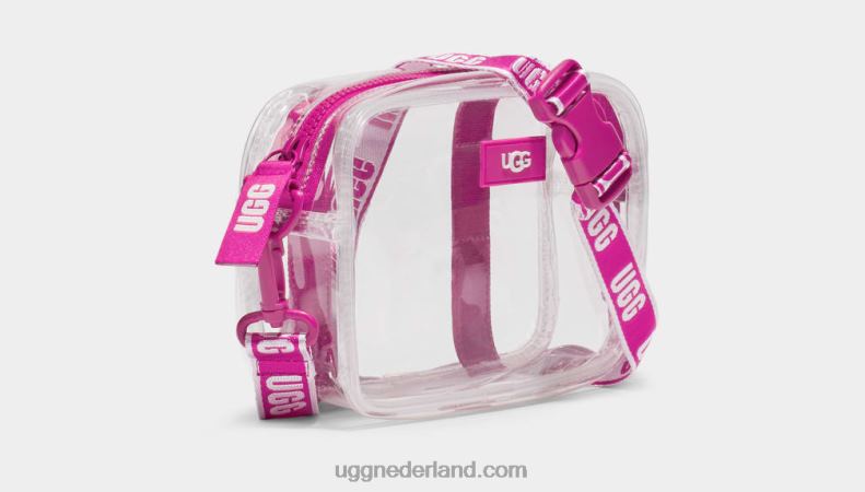 vrouwen rotsroos/helder UGG janey ii transparant 686ZP1378