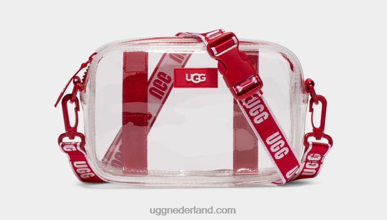 vrouwen samba rood/helder UGG janey ii transparant 686ZP1379