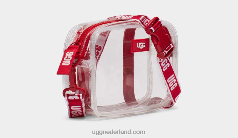 vrouwen samba rood/helder UGG janey ii transparant 686ZP1379