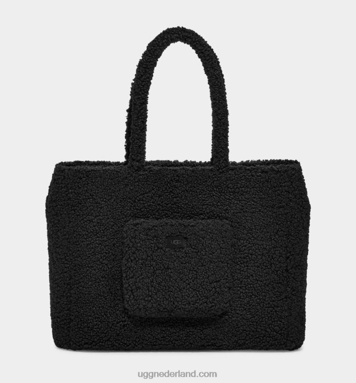 vrouwen zwart UGG adrina tote sherpa 686ZP1212