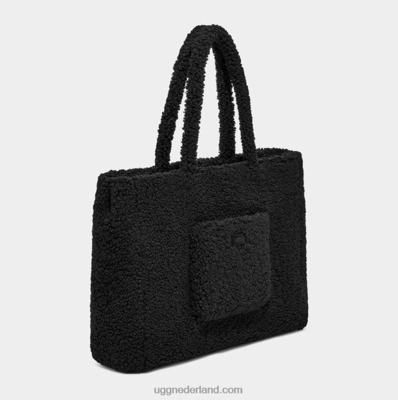 vrouwen zwart UGG adrina tote sherpa 686ZP1212