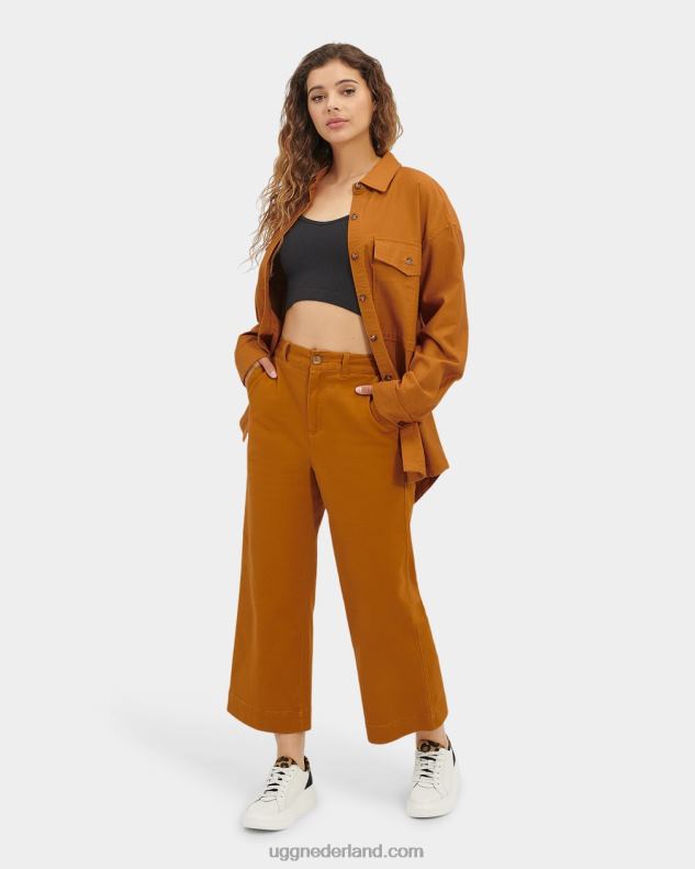 vrouwen bruine mosterd UGG etna broek 686ZP2077