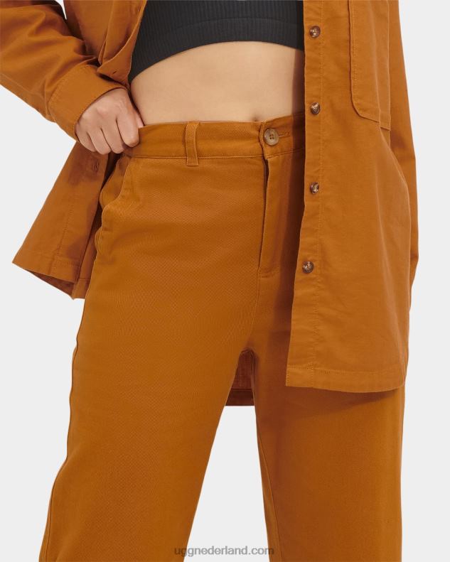vrouwen bruine mosterd UGG etna broek 686ZP2077