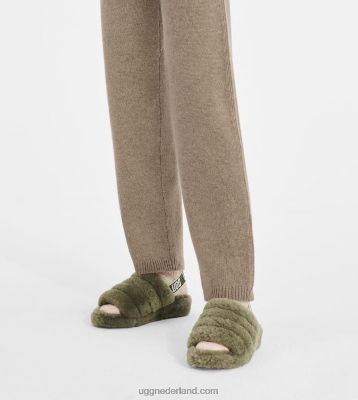 vrouwen kameel II UGG aida broek van kasjmiermix 686ZP1329