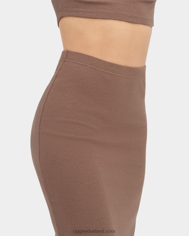 vrouwen schildpad UGG gianni geribbelde rok 686ZP1094